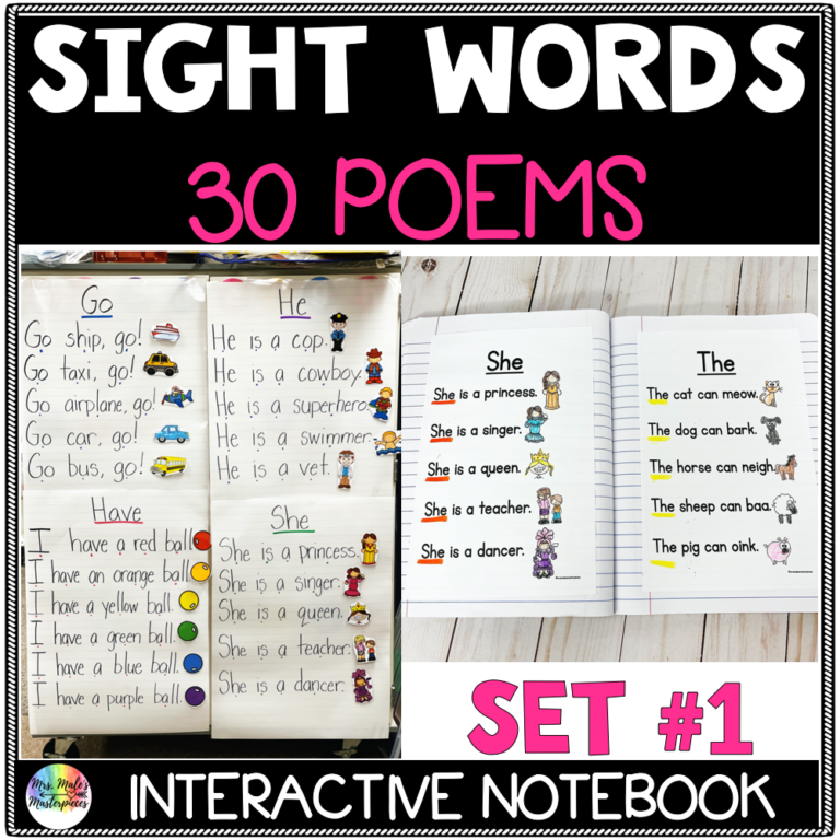 sight-word-poems-kindergarten-mrs-male-s-masterpieces